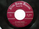 FASCINATORS 45 Oh Rose Marie Forgive me my darling Bim Bam Boom DOOWOP c1451