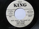 R&B 45, Eddy Jacobs, Why Don't You Make Up Your Mind, King, clean