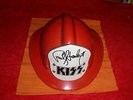 KISS - PAUL STANLEY **RED** FIREHOUSE HELMET   // Helm  No Aucoin No Promo***