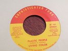 Living color -plastic people -sophisticated funk label in NM 45 RPM