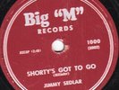 78-BLUES-JIMMY SEDLAR-SHORTY'S GOT TO GO/UNDERSTANDING on BIG 