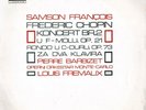 FRANCOIS Samson CHOPIN Piano Concerto 2 Rondo for 2 pianos EX/NM LP Low Ship