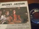 MICHAEL JACKSON -ESPELUZNANTE Very rare Mexican Single Promo  Record Epic 1982