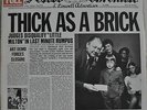 Jethro Tull Thick As A Brick Japan LP Toshiba WWS-80939 Insert Fold-out Sleeve
