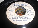 Modern Times 70s DETROIT SIGNED 45 Stompin Crazy Legg / Happy Man