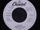 QUEEN: Hammer To Fall / Same 45 (dj, 'edit of new headbanger mix') Rock & Pop
