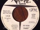 Lalo, Latin Soul 45 On Verve, Killer Mod Funk Dancer Promo EX