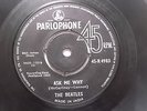 THE BEATLES 45 R 4983 BLACK PARLOPHONE PLEASE PLEASE ME rare SINGLE INDIA 29 VG+