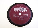 RICKY NELSON 78rpm BELIEVE WHAT YOU SAY & MY BUCKET'S GOT A HOLE IN IT 1958 VG++