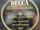 Louis Armstrong - DECCA 28943 - 'Zat You, Santa Claus?