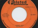 Hear - Rare Popcorn 45 - Buddy Miller - Buddy Boy - Felsted Records # 8557