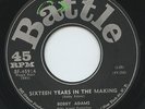 Hear - Rare Popcorn/Soul 45 - Bobby Adams - Sixteen Years In The Making - Battle