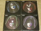 KISS SOLO ALBUM PICTURE DISC SEALED SET 1978 AUCOIN CASABLANCA
