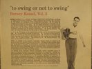 Barney Kessel “To Swing Or Not To Swing” Jazz LP Contemporary C3513 DG Mono