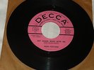 ROCKABILLY 45 RPM RECORD - EDDIE FONTAINE - DECCA 30338 - PROMO