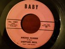SHEPPARD BROS WRONG NUMBER / MARIA OF OLD MEXICO BROTHERS RARE SOUL BABY RECORDS