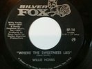Willie Hobbs - Where The Sweetness Lies 45 Silver Fox funk soul vg+