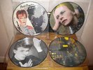 DAVID BOWIE 4 Vinyl LP Pic.Discs-Heroes Scary Monsters Hunky Dory Ziggy Stardust