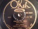 Okeh 78 RPM Five Little Chocolate Dandies 8627 Four Or Five Times V+