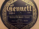 GENNETT 5289 FRED JELLY ROLL MORTON Wolverine Blues RARE Pre-War Jazz Blues HEAR