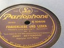SCHUMANN FRAUENLIEBE UND LEBEN EMMY BETTENDORF PARLOPHONE E10606-10608