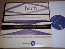 Adolf Busch/Frances Magnes BACH Concertos - Columbia ML 4002