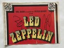 Robert Plant Jason Bonham Led Zeppelin Signed Programme Cutting COA