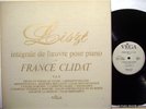 CLIDAT piano LISZT OEVRE vol 4 VEGA stereo 4lp FRANCE
