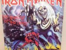 IRON MAIDEN: THE NUMBER OF THE BEAST RARE SINGLE COVER NO GATEFOLD LP VENEZUELA