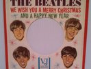 BEATLES We Wish You a Merry Christmas sleeve Vee-Jay rich color *Fine Artifact*