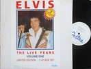 ELVIS PRESLEY   The Live Years Volume One   3 x VINYL LP BOX SET - ITALIAN PRESS