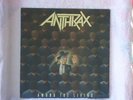 ANTHRAX AMONG THE LIVING VINYL 1987 ISLAND/MEGAFORCE CANADA PRESSING ISL - 1131