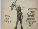 C122 Rot In Hell - Vinyl ASS15 Rare Punk 1984 Limited Edition