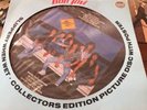 BON JOVI Slippery When Wet LP PICTURE DISC Vg UK 1986 w/ Poster Vertigo vinyl r