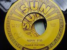 CHARLIE FEATHERS REPRO SUN 503 LABEL  45   PEEPING EYES     HARD TO FIND