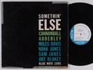 CANNONBALL ADDERLEY Somethin' Else BLUE NOTE LP mono w.63rd