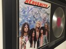 Aerosmith Dream On Band Signed LP And Platinum Record Framed COA