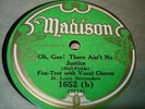 JAZZ GREY GULL STUDIO BAND Oh,Gee There Ain't No Justice/Honey MADISON 1652 EE+