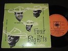 JOHNNY CASH JOHNNY HORTON MARTY ROBBINS CHARLIE WALKER 4  BIG HITS EP COUNTRY
