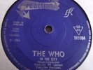 THE WHO   IN THE CITY ** 1966 REACTION 45