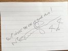 Oasis Noel Gallagher Don't Look Back In Anger Original Handwritten Lyrics