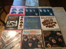 Beatles Record Collection Of 9 Plus Woodstock 2