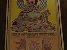 Isle Of Wight Festival 1970 Concert Poster (Jimi Hendrix/Doors/Who/Jethro Tull)