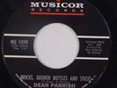 DEAN PARRISH: Bricks, Broken Bottles, Sticks MUSICOR Northern Soul 45 NM- Hear