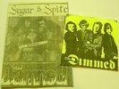 THE DAMNED   History Of The World  UK 1988 Sugar & Spite #5 Fanzine w/ Flexi  PS