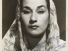 autographe YMA SUMAC ( † 2008) dédicace signed photo signiert autogramm