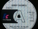 Bobby Caldwell - What You Won't Do For Love b/w Love Won't Wait 7