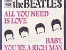 french SP 45rpm / the BEATLES / all you need is love  / odéon FO 103 luxe