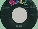 SENIORS My Soul / TURKS Emily 45rpm Ball 1960 West Coast doo-wop