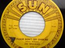 JIM WILLIAMS 56 ROCKABILLY 45 Please don't cry over me That depends on you w6355